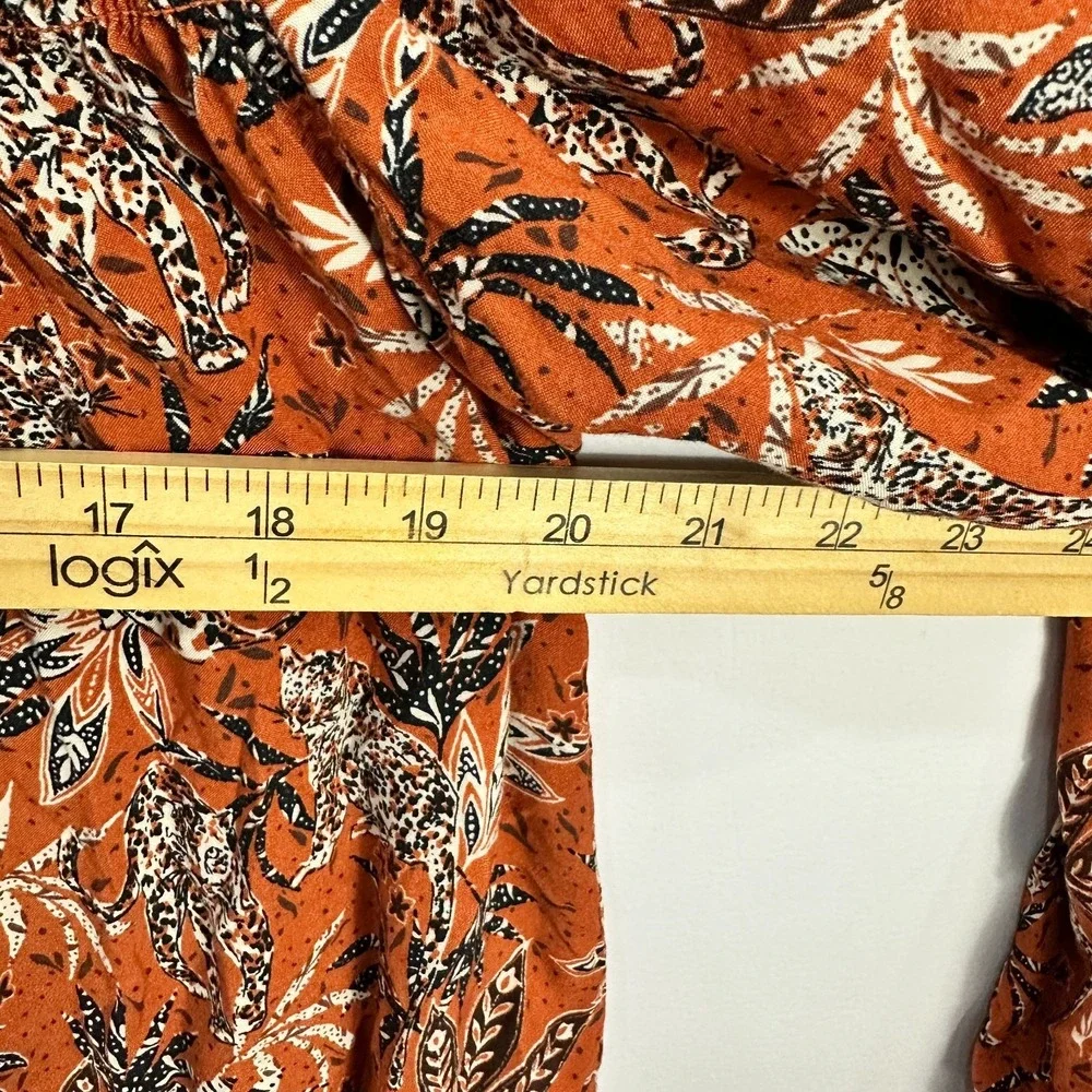 beachlunchlounge orange floral